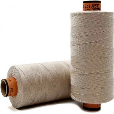 Nitě Amann BELFIL-S 120 1000 m, barva bílá káva – Zboží Dáma