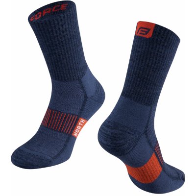 Force ponožky NORTH modro-oranžové – Zboží Mobilmania