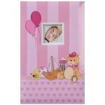 Dětské fotoalbum, 10x15, zasunovací B-46300SB Teddy 2 růžové – Zboží Mobilmania