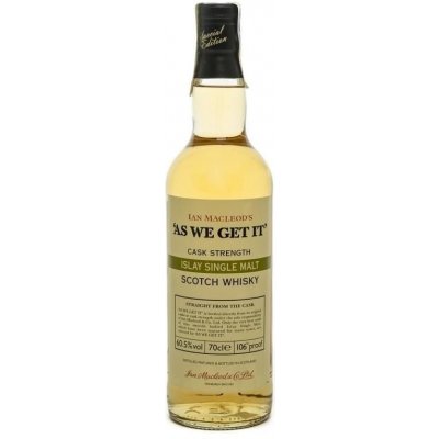 As We Get It Islay 61,2% 0,7 l (holá láhev) – Sleviste.cz