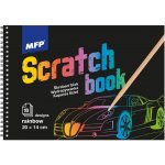 MFP Paper škrabací obrázek blok 20x14cm 10l mix duha – Sleviste.cz