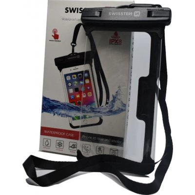 Pouzdro Swissten waterproof velikosti 6,5“, černá – Hledejceny.cz