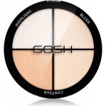 Gosh Strobe'n Glow Konturovací a rozjasňující paleta 001 Highlight 15 g – Zboží Mobilmania