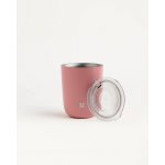 Waterdrop Nerezový Hrnek vč. Víčka s Otvorem pastelová růžová matná 350 ml – Zboží Dáma