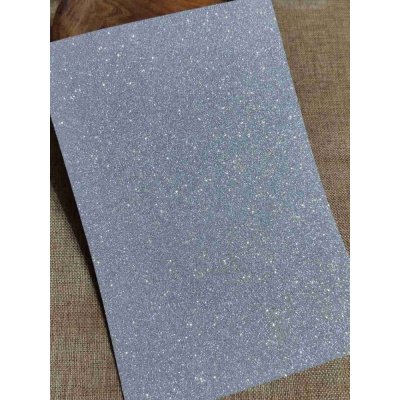 Pěnová guma Moosgummi s glitry 20x30 cm stříbrná – Zboží Dáma