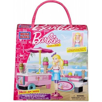 Mega Bloks Barbie VOZÍK SE ZMRZLINOU 80212