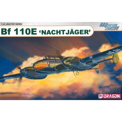 DRAGON Model Kit letadlo 5566 Bf110E Nachtjager 1:48