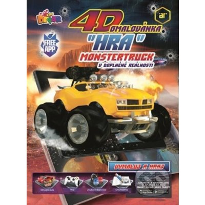 4D hra omaľovanka Monster Truck