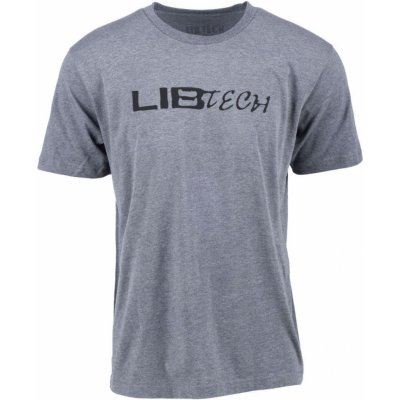 LIB TECH LOGO TEE Grey Šedá – Hledejceny.cz