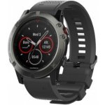 Tactical 668 Silikonový řemínek pro Garmin Fenix 5X/6X QuickFit 26mm Black, 2453165 – Zbozi.Blesk.cz