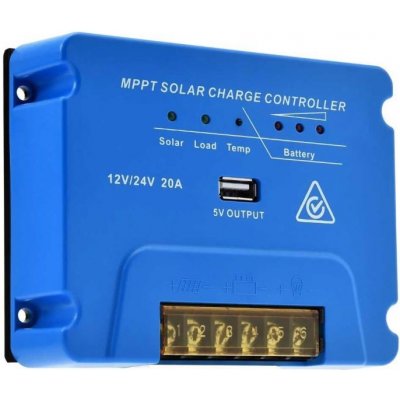 Solární regulátor MPPT CPY-2420, 12-24V/20A – Sleviste.cz