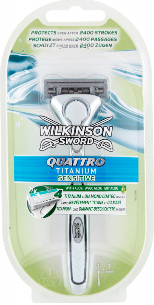 Wilkinson Sword Quattro Titanium Sensitive