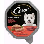 Cesar Adult Dog Klassik hovězí a játra 56 x 150 g – Hledejceny.cz