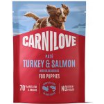 Carnilove Dog Paté Turkey&Salm.+Blueb.Puppy 300 g – Hledejceny.cz