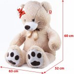 Rappa Velký medvěd Fido s visačkou 100 cm – Zbozi.Blesk.cz