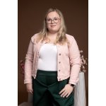 Rosalie džínová bunda sv.růžová – Zbozi.Blesk.cz