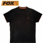 Fox Tričko Brushed Cotton T-Shirt Black/Orange – Sleviste.cz