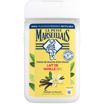 Le Petit Marseillais sprchový gel BIO Vanilkové mléko 250 ml