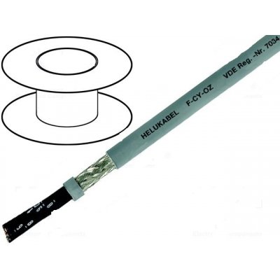 HELUKABEL Kabel 1x1,5mm2 stíněný PVC šedá 300/500V F-CY-OZ – Zboží Mobilmania