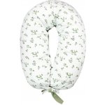 Enie Baby Kojící polštář GREEN LEAVES KHAKI z paměťové pěny – Zboží Dáma