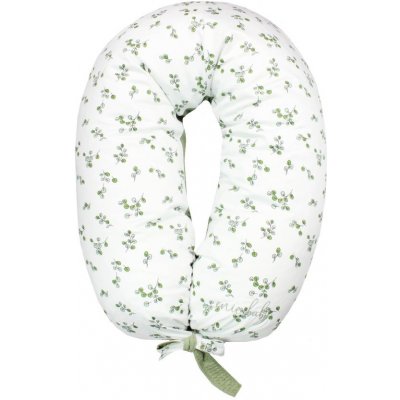 Enie Baby Kojící polštář GREEN LEAVES KHAKI z paměťové pěny – Zboží Dáma