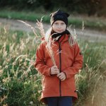 Dětský softshellový oversize kabátek terakota – Zboží Dáma