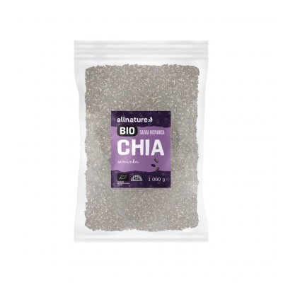 Allnature Chia semínka BIO 1000 g – Zbozi.Blesk.cz