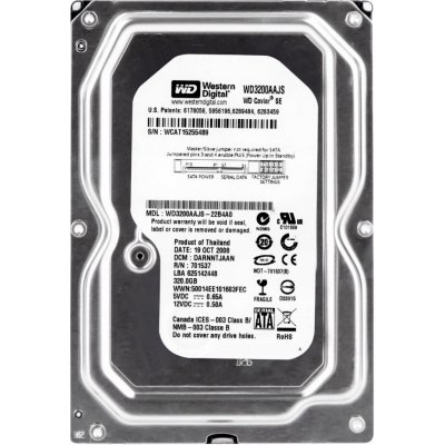 WD 320GB SATA II 3,5", WD3200AAJS