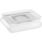 Sapho FLORI mýdlenka bílá mat/sklo satin – Zboží Mobilmania