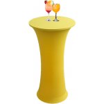 CANDeal Napínací potah na barový stůl žlutý 60x110cm