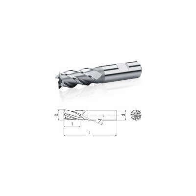 Fréza 12x26mm válcová čelní krátká HSS Co8 – Zboží Mobilmania