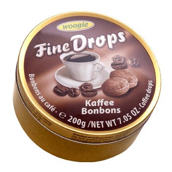 Woogie kávové bonbony v plechové dóze 200 g