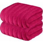 Livarno Home froté ručník 50 x 100 cm 2 ks červená – Zboží Dáma