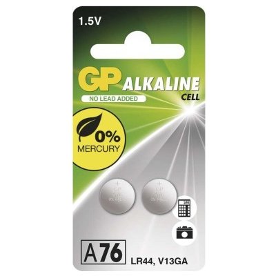 Alkalická knoflíková baterie GP A76F (LR44) – Zboží Mobilmania