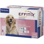 Effitix Spot-on XL 40-60 kg 402 / 3600 mg 4 x 6,6 ml – Hledejceny.cz