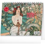 stolní Alfons Mucha, 16,5 x 13 cm 2026 – Zboží Dáma