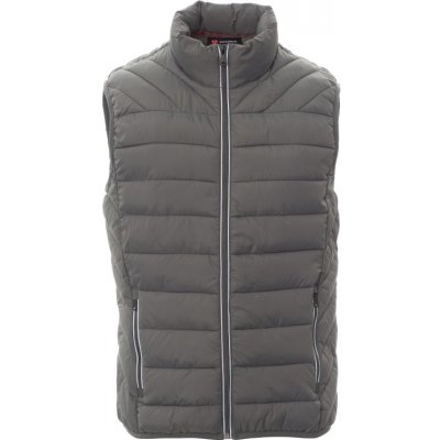 Pánská prošívaná vesta TIME Payper kouřová – Sleviste.cz