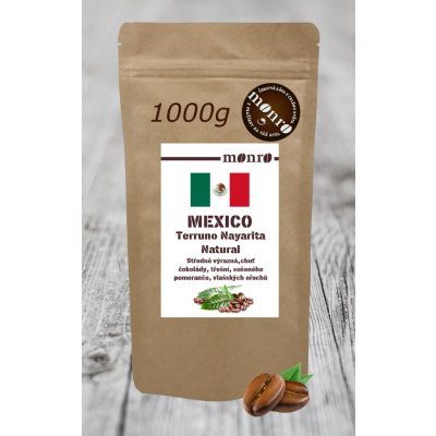Monro Káva Mexico Terruño Nayarita 100% Arabika zrnková 1 kg – Hledejceny.cz