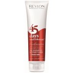 Revlon 45 days total color care Shampoo & Conditioner 2in1- 2v1 a kondicionér pro odvážné červené odstíny 275 ml – Hledejceny.cz