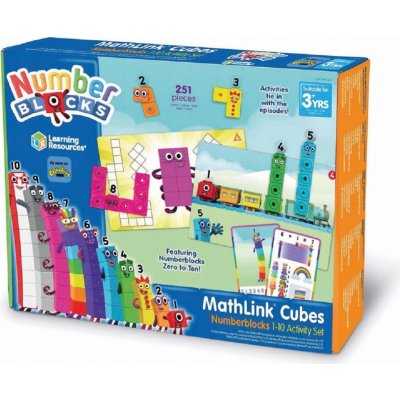 Kostky Matematické kostky 1 10 MathLink Cubes