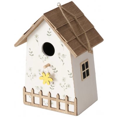 Boltze Garden Krmítko pro ptáky Kamille s motivem květin 22 cm bílé – Hledejceny.cz