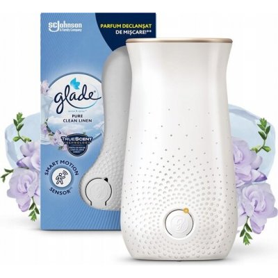 GLADE JOHNSON AUTOMATICKÝ OSVĚŽOVAČ VZDUCHU DIFUZÉR CLEAN LINEN 18 ml – Hledejceny.cz