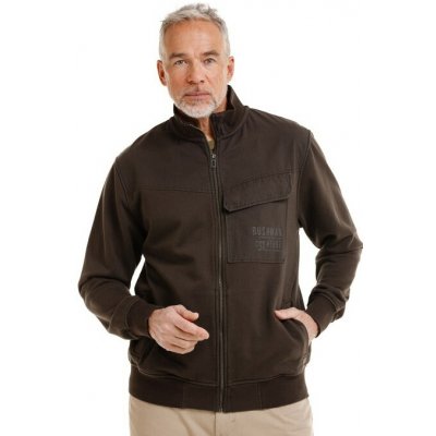 Bushman mikina Dissin dark grey – Zboží Mobilmania