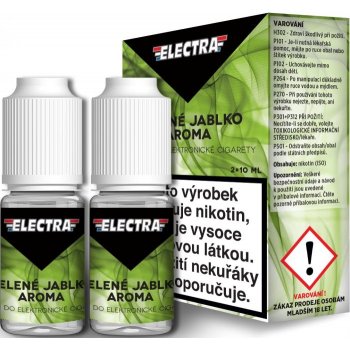 Ecoliquid Electra 2Pack Green apple 2 x 10 ml 3 mg