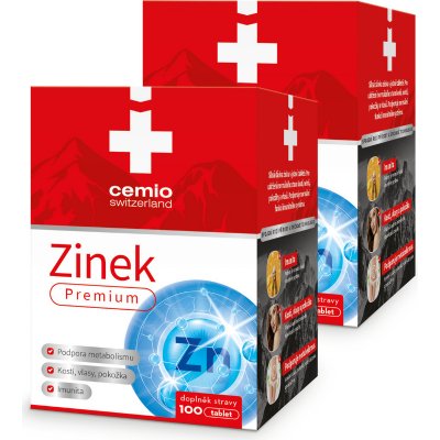 Cemio Zinek Premium 2 x 100 tablet – Hledejceny.cz