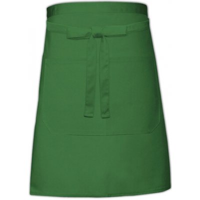Link Kitchen Wear Pekařská zástěra s kapsou X964T Bottle Green 90x50cm – Hledejceny.cz