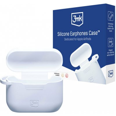 3mk Silicone AirPods Case pro AirPods Pro, bílá; 5903108542319 – Zboží Živě
