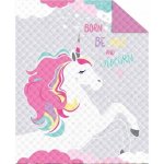 Detexpol přehoz na postel Jednorožec grey 170 x 210 cm – Zboží Dáma