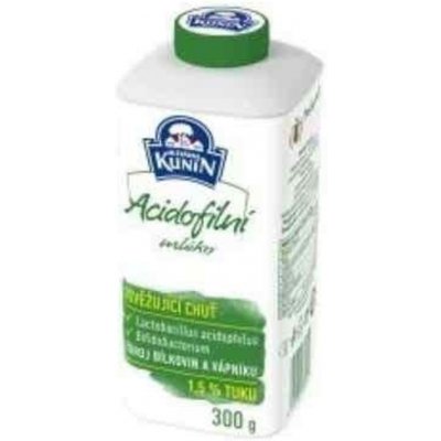 Mlékárna Kunín Acidofilní mléko 1.5% 300g – Zboží Mobilmania