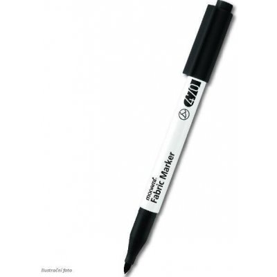 MONAMI Fabric Marker 470 popisovač na světlý textil černá / brush – Zboží Dáma